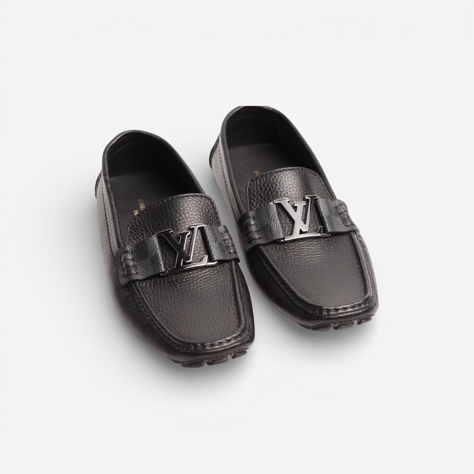 Louis Vuitton Hockenheim Moccasins Black Leather – Bunboo London