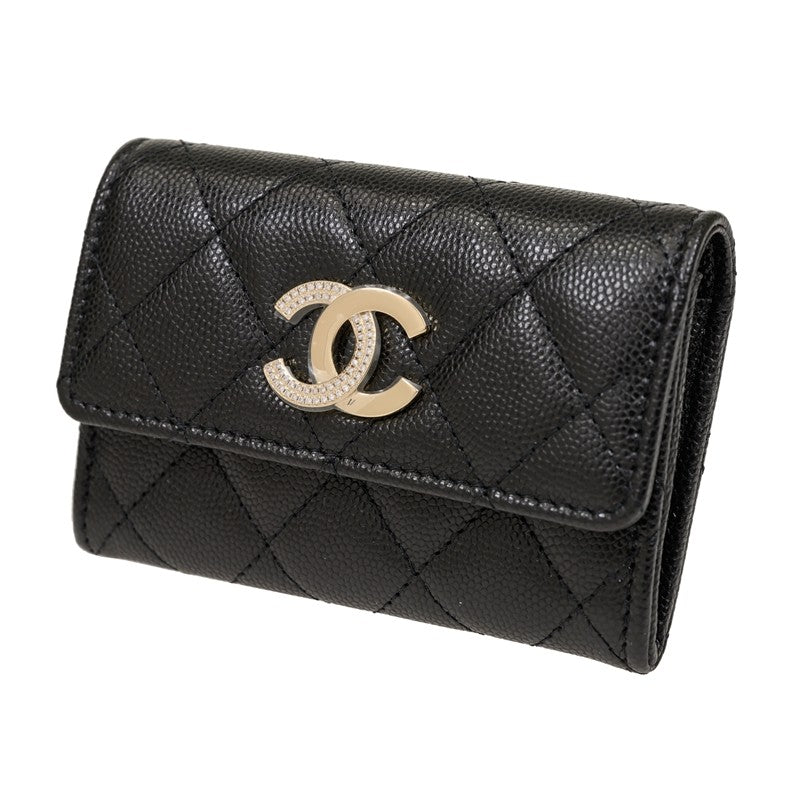 CHANEL Classic Flap Card Holder Half Crystal