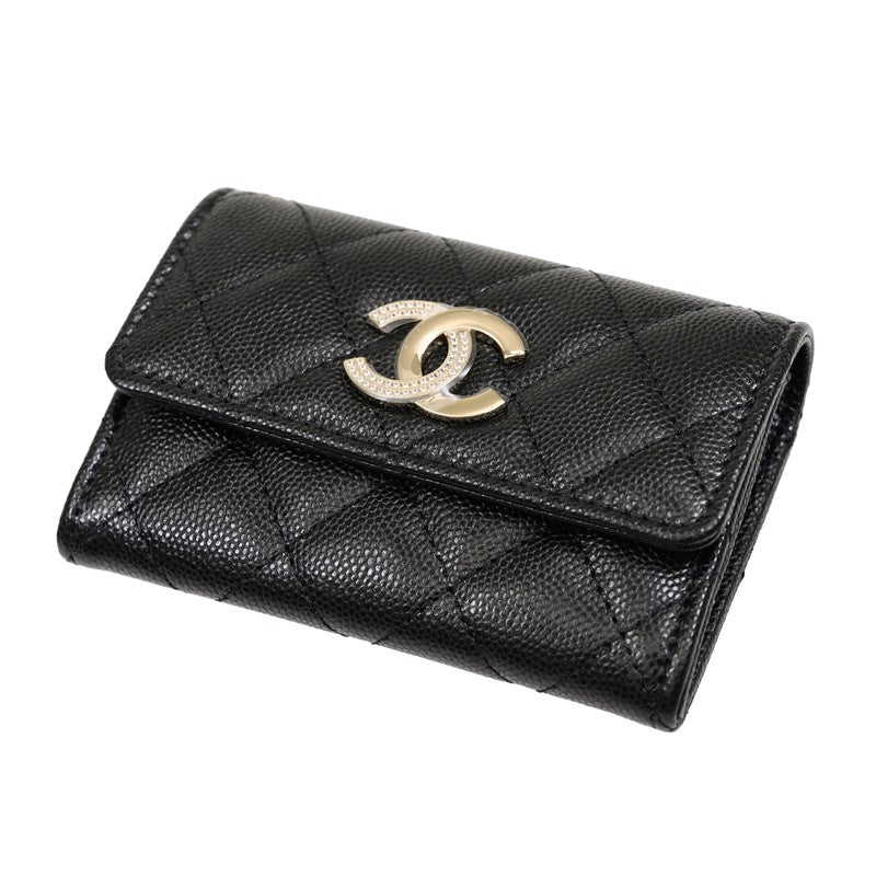 CHANEL Classic Flap Card Holder Half Crystal