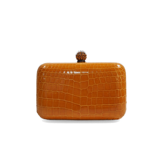 Ethan K Crocodile Clutch