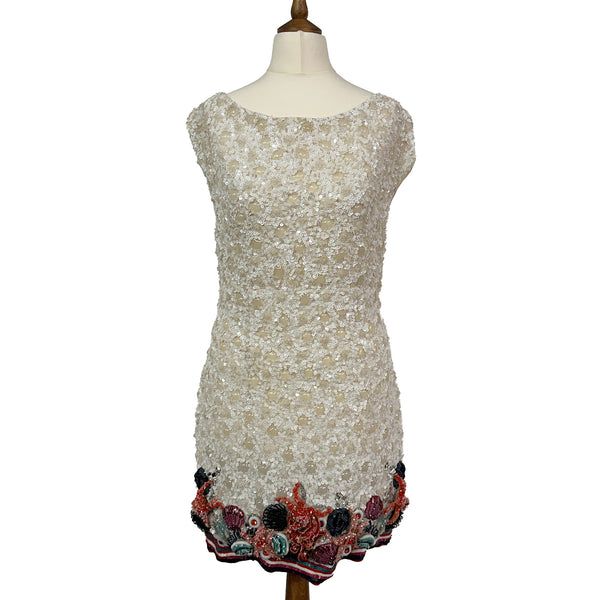 Zuhair Murad Starfish Pearl Embellished Mini Dress Bunboo London Zuhair Murad Starfish Pearl Embellished Mini Dress Bunboo London