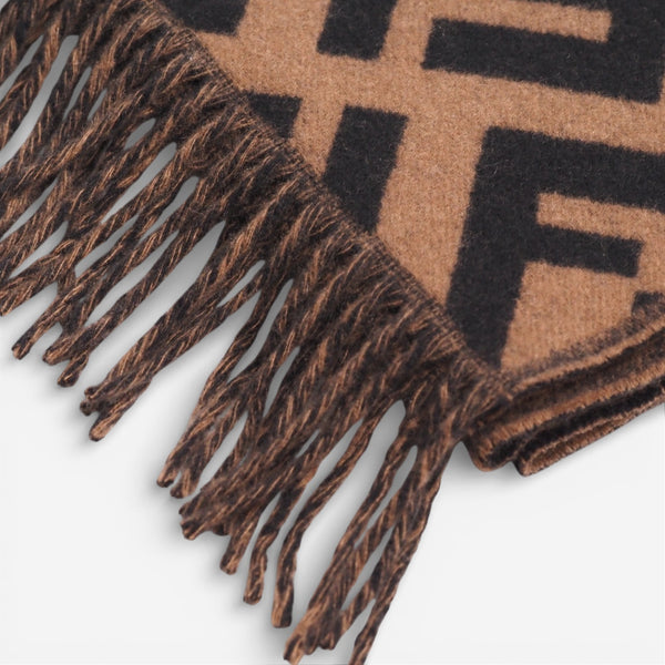 fendi tobacco monogram Zucca Print Canvas Chain Mini Pochette Crossbody Bag 8M0264 created in 1997 This is an authentic FENDI