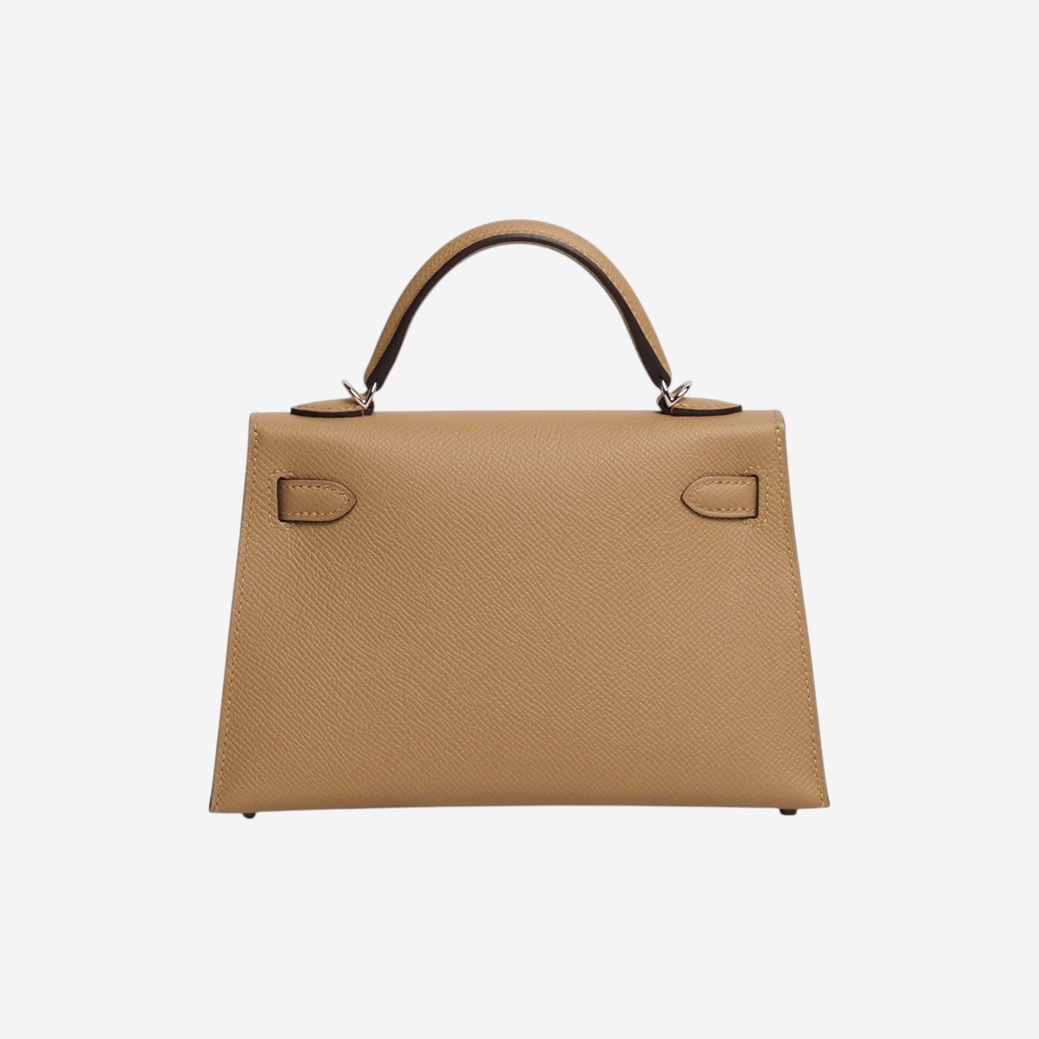 Hermès Mini Kelly II 20 Poussière Epsom Palladium Hardware Stamp K