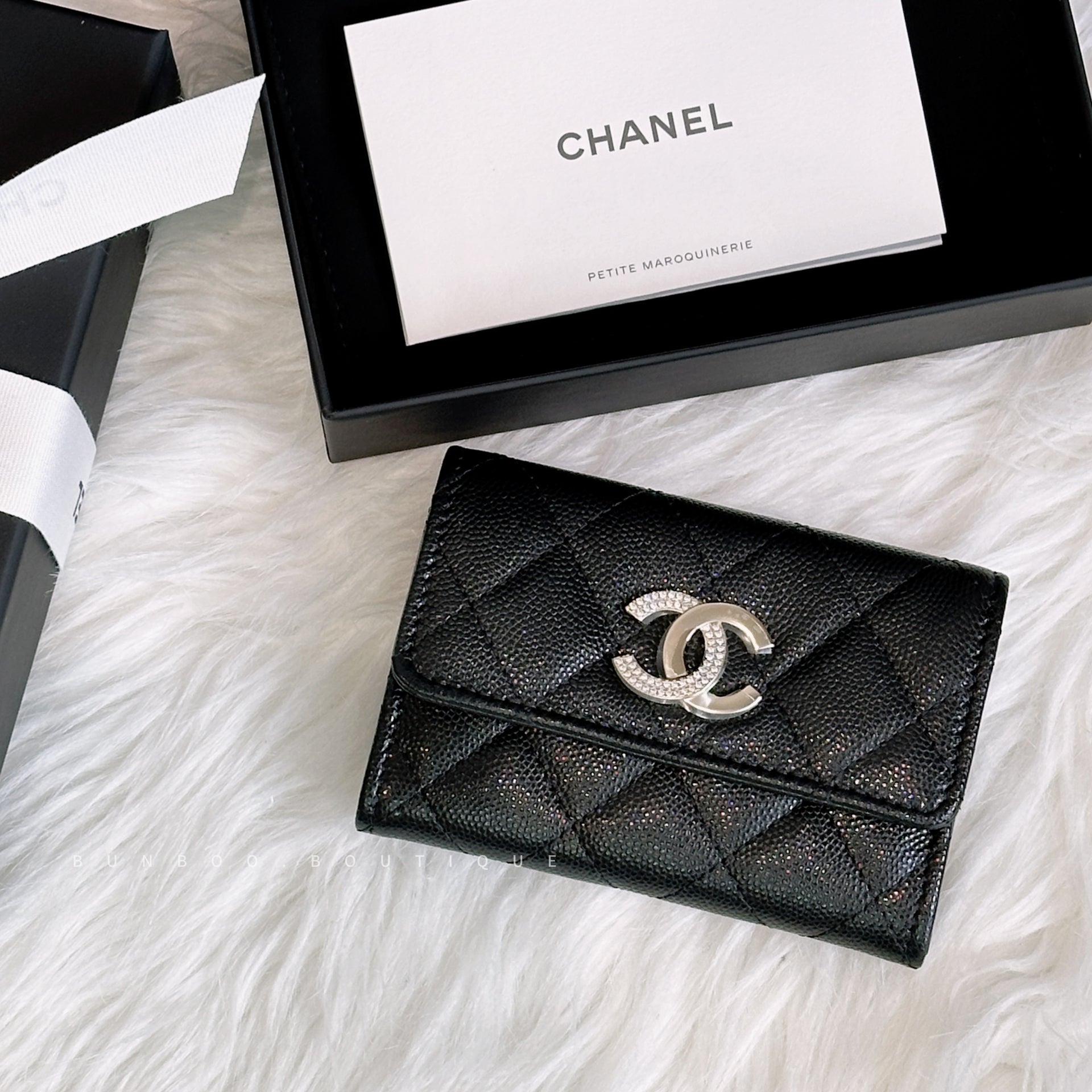 CHANEL Classic Flap Card Holder Half Crystal – Bunboo