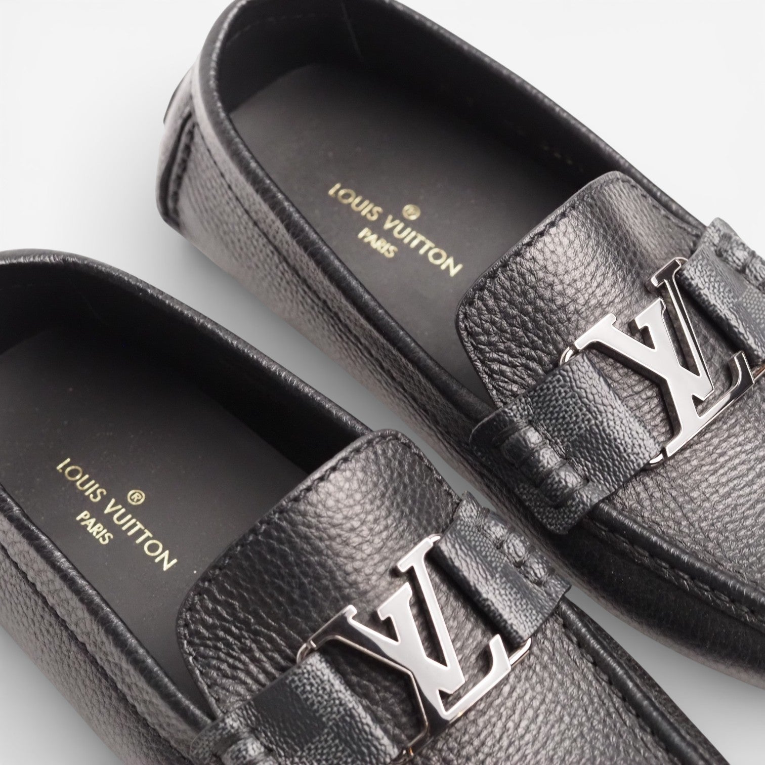 Louis Vuitton Hockenheim Moccasins Black Leather – Bunboo London