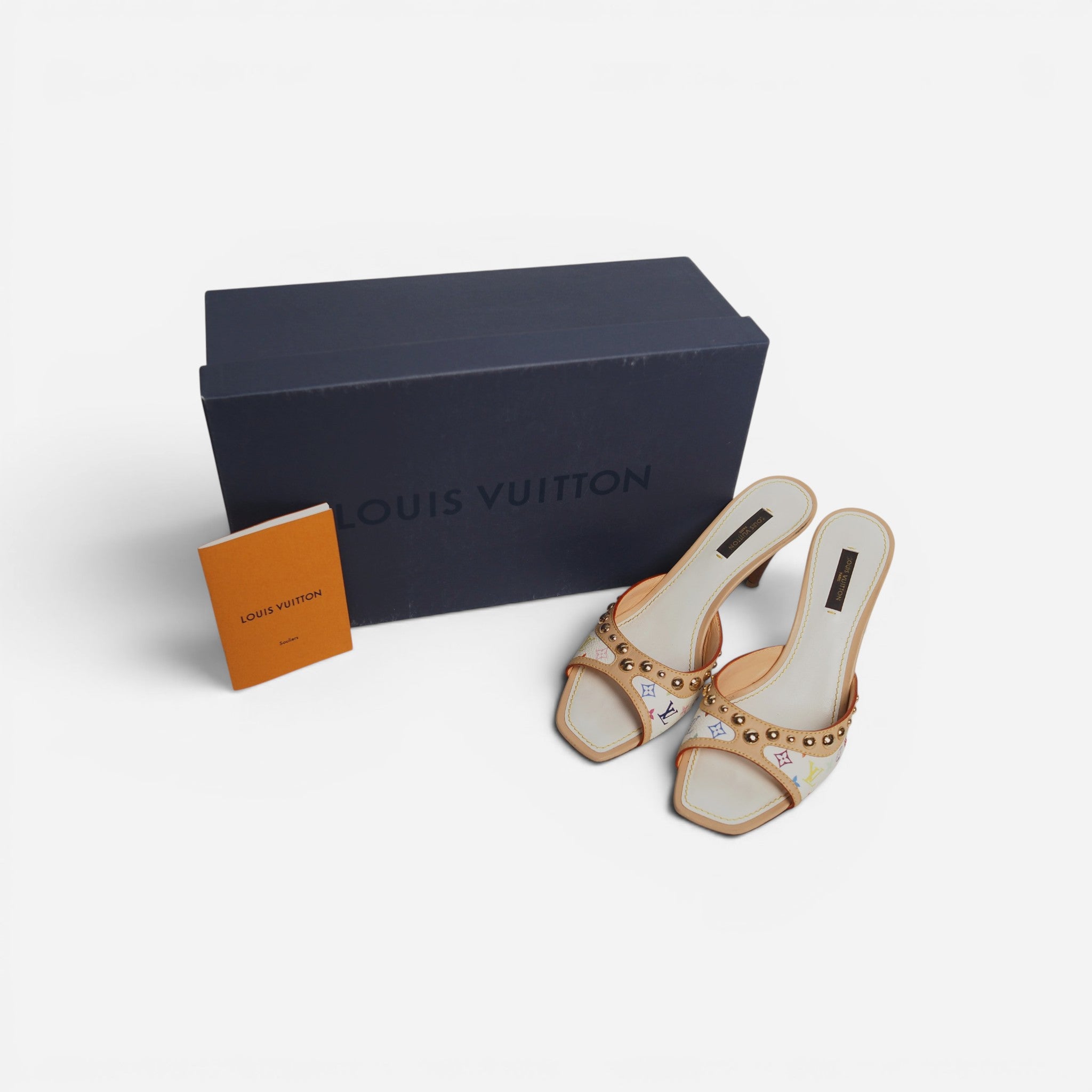 Louis Vuitton x Takashi Murakami White Monogram Multicolore