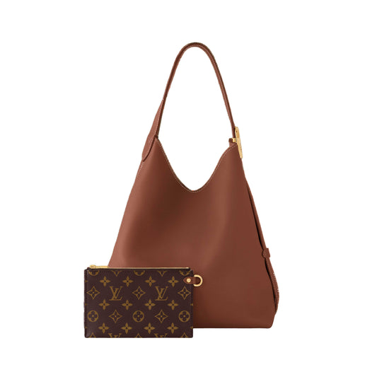 LV Low Key Hobo MM Bag- Cognac