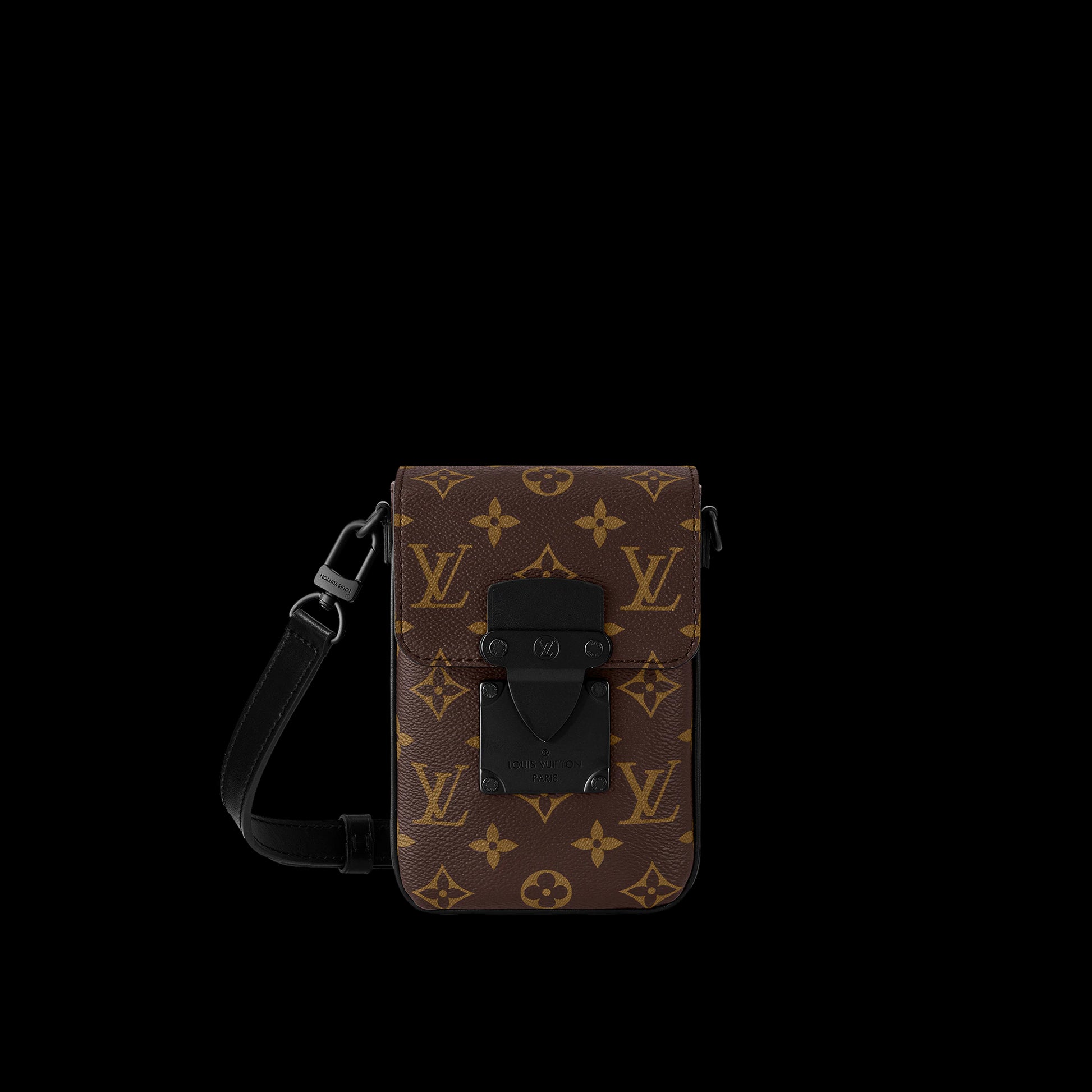 louis-vuitton-s-lock-vertical-wearable-wallet-monogram-macassar-canvas-bags--M81522_PM2_Front view