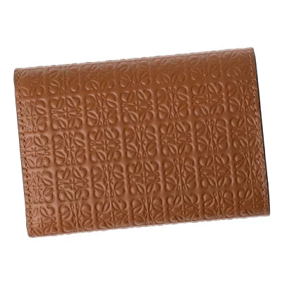 LOEWE Repeat small vertical wallet in embossed silk calfskin