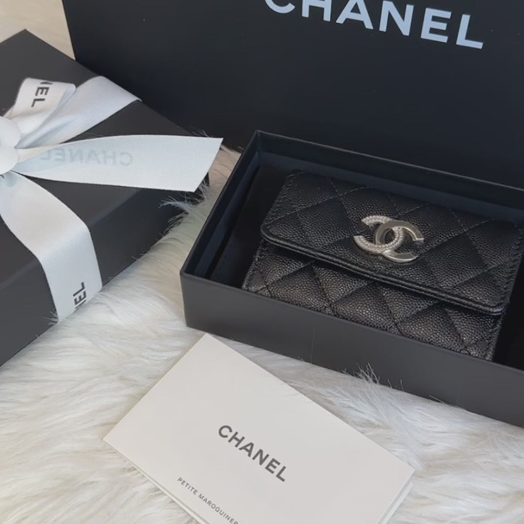 【Chanel】シャネル★cardholder★クラシックカードホルダー CHANEL Classic Flap Card Holder Half Crystal – Bunboo