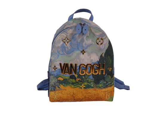 LOUIS VUITTON JEFF KOONS A VAN GOGH 'PALM SPRINGS' BACKPACK